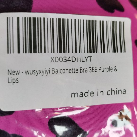 Strapless Lip Pattern Push Up With Cute Bling Accent - Picture 13 of 13